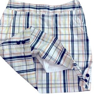 Lija golf skorts skirt shorts plaid size 6